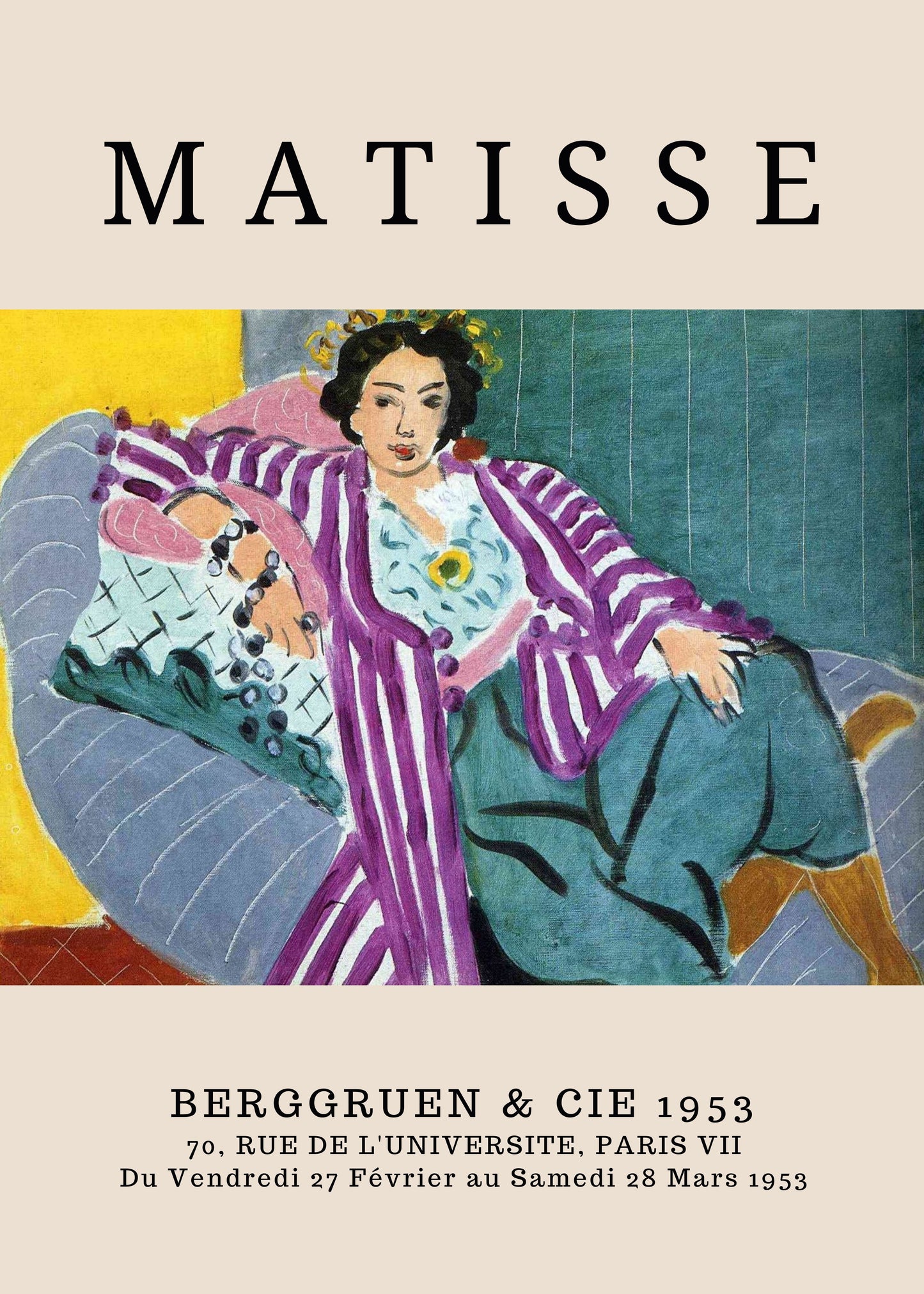 Purple Robe and Anemones by Henri Matisse | Nizs