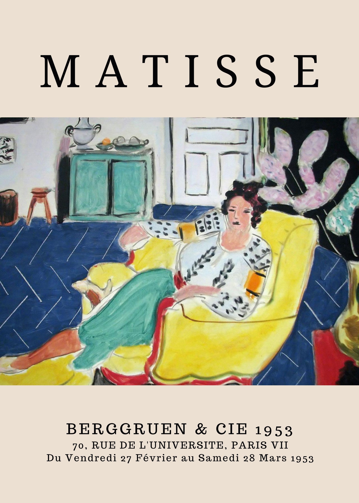 Woman Seated in an Armchair by Henri Matisse | Nizs