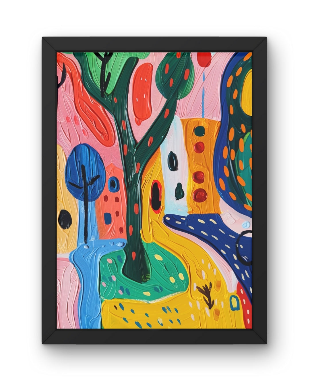 Textured Topography Abstract Art | Nizs