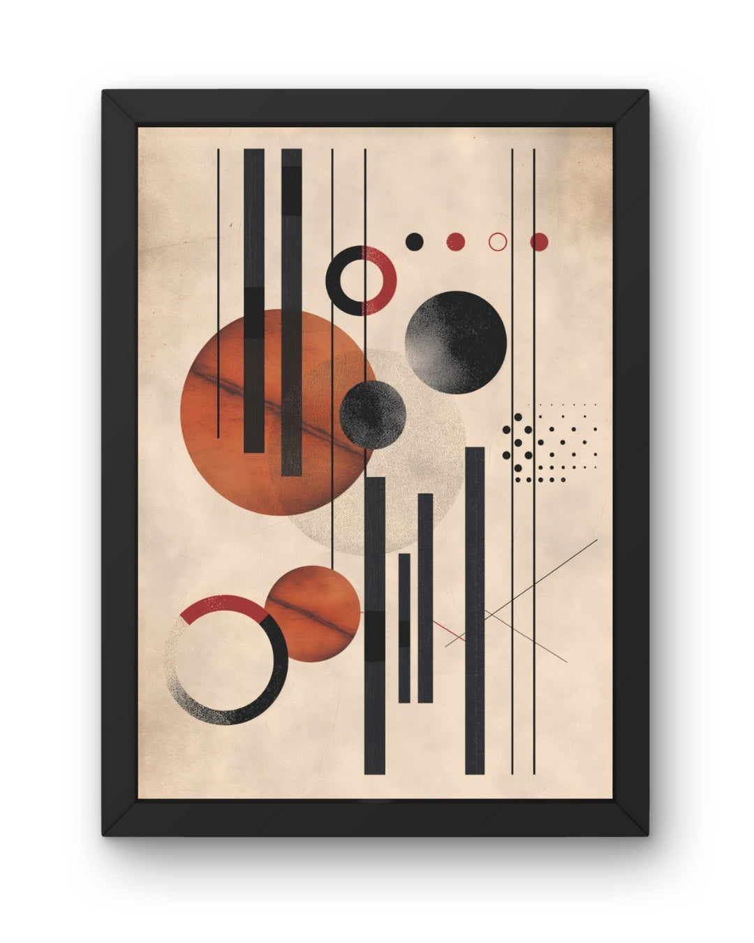 Urban Echoes Boho Abstract Art | Nizs