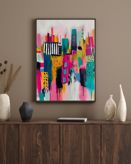 Urban Reverie Abstract Art | Nizs