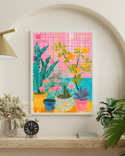 Neon Conservatory Abstract Art | Nizs