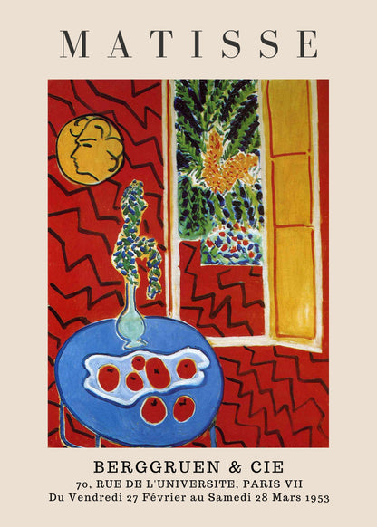 Red Interior by Henri Matisse | Nizs