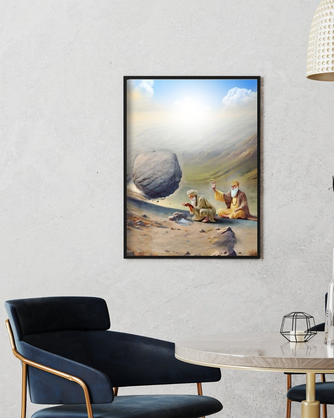 Guru Nanak Dev Ji & Bhai Mardana Ji: Divine Landscape | Nizs