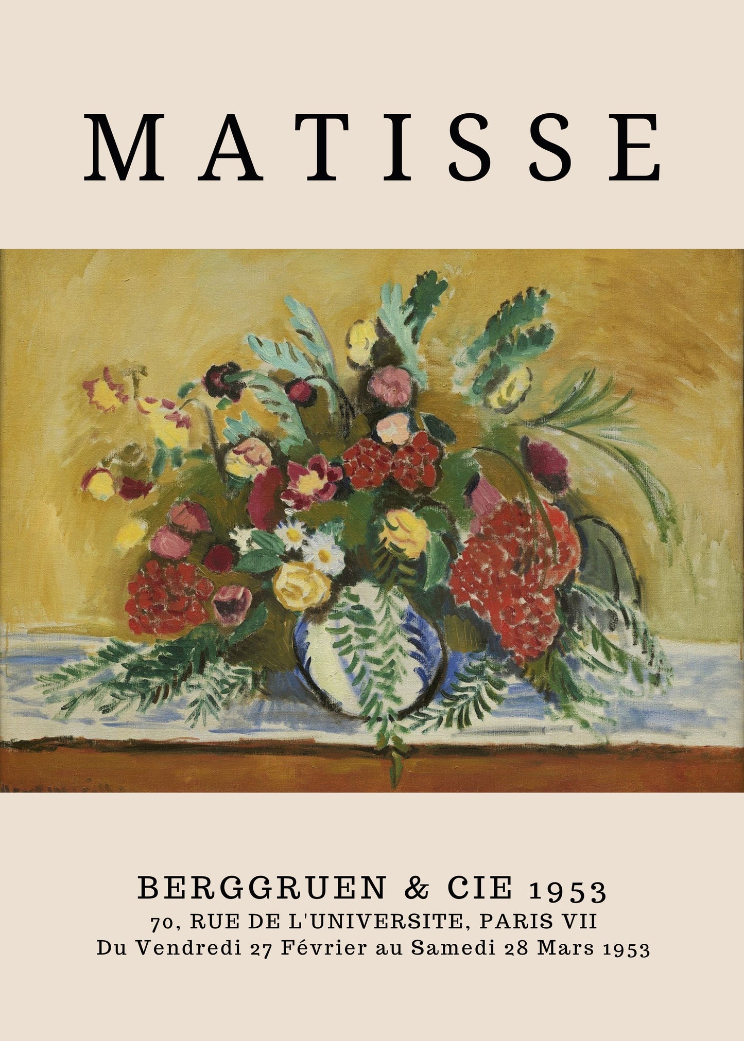 Vase of Flowers by Henri Matisse | Nizs