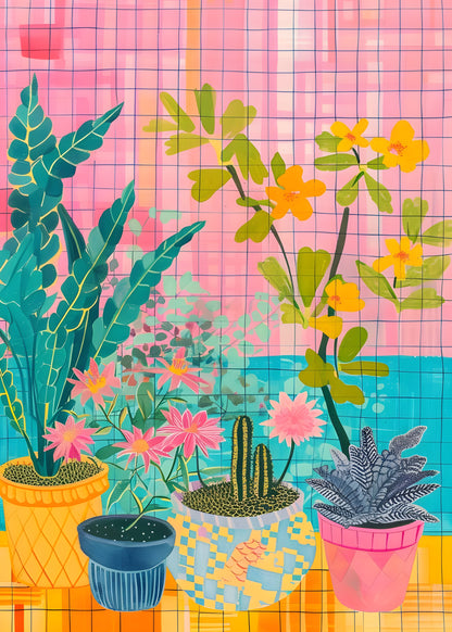 Neon Conservatory Abstract Art | Nizs