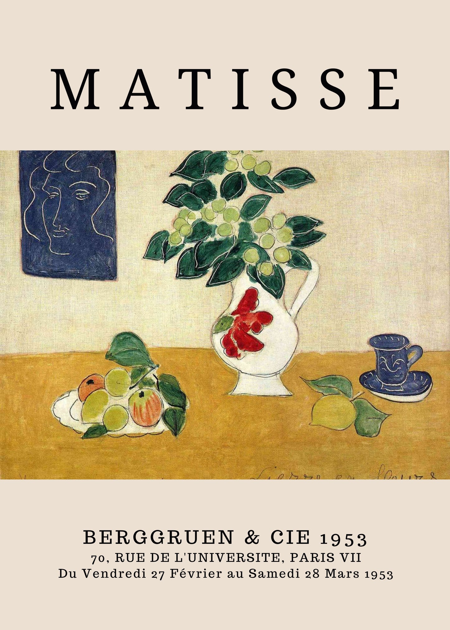 Ivy in Flower by Henri Matisse | Nizs