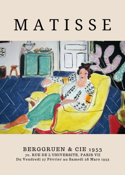 Woman Seated in an Armchair by Henri Matisse | Nizs