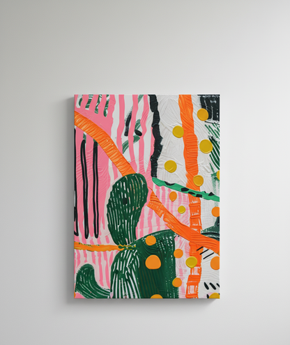 Vibrant Strokes Abstract Art | Nizs