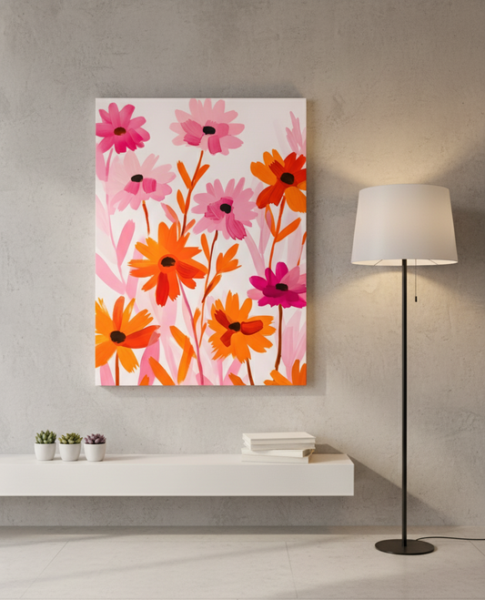 Petal Pop Abstract Art | Nizs