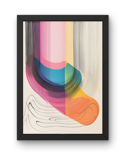 Chromatic Cascade Abstract Art | Nizs