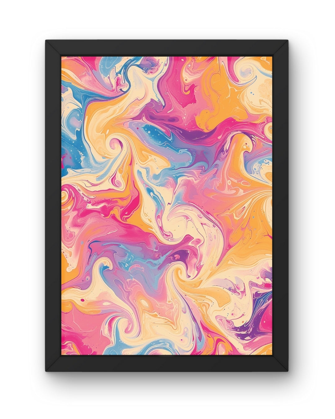 Ethereal Swirls Abstract Art | Nizs