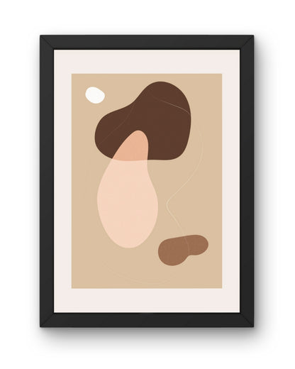 Desert Bloom Boho Abstract Art | Nizs