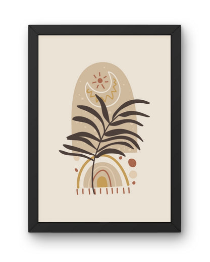Celestial Fern Boho Abstract Art | Nizs