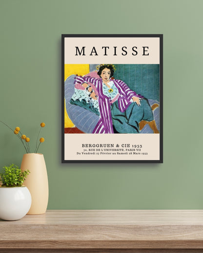Purple Robe and Anemones by Henri Matisse | Nizs