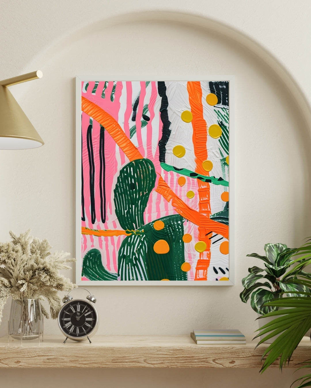 Vibrant Strokes Abstract Art | Nizs