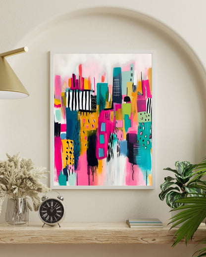 Urban Reverie Abstract Art | Nizs