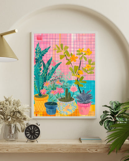 Neon Conservatory Abstract Art | Nizs