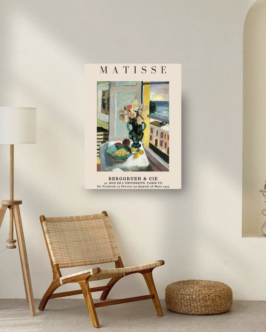 Flowers in front of a Window by Henri Matisse | Nizs